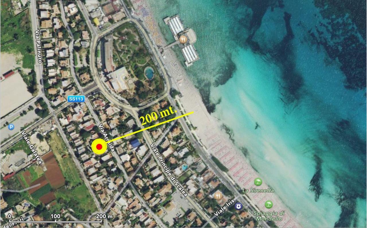 Villino Armida Villa Mondello Exteriör bild